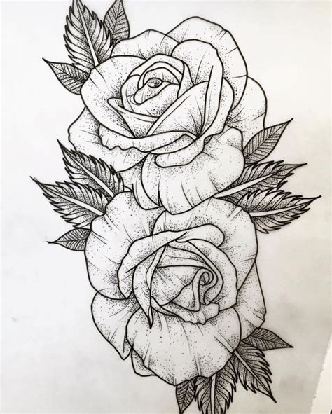 gezeichnet rose tattoo vorlage|33 Rose zeichnung tattoo